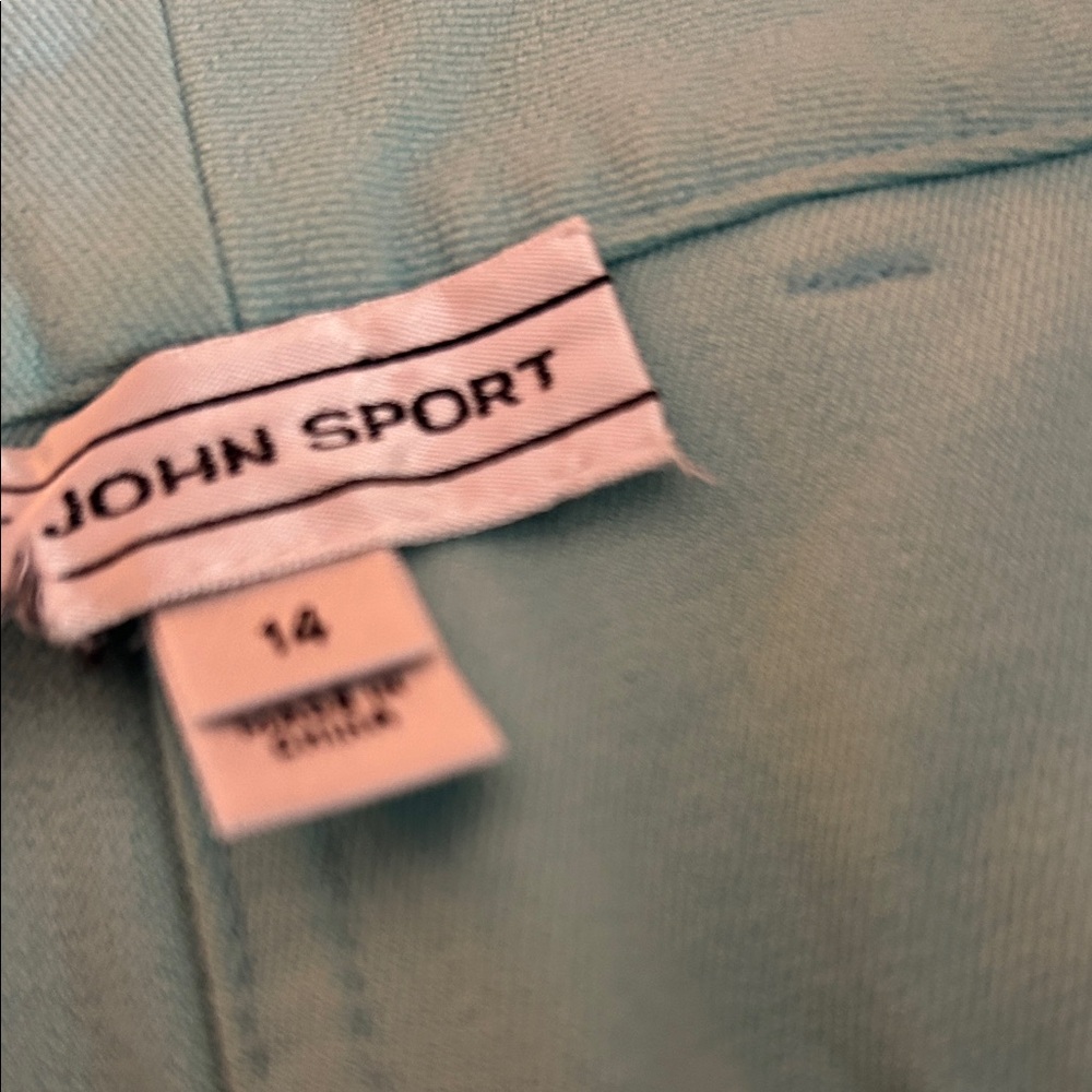 St. John Collection Light Blue Boot Cut Pants